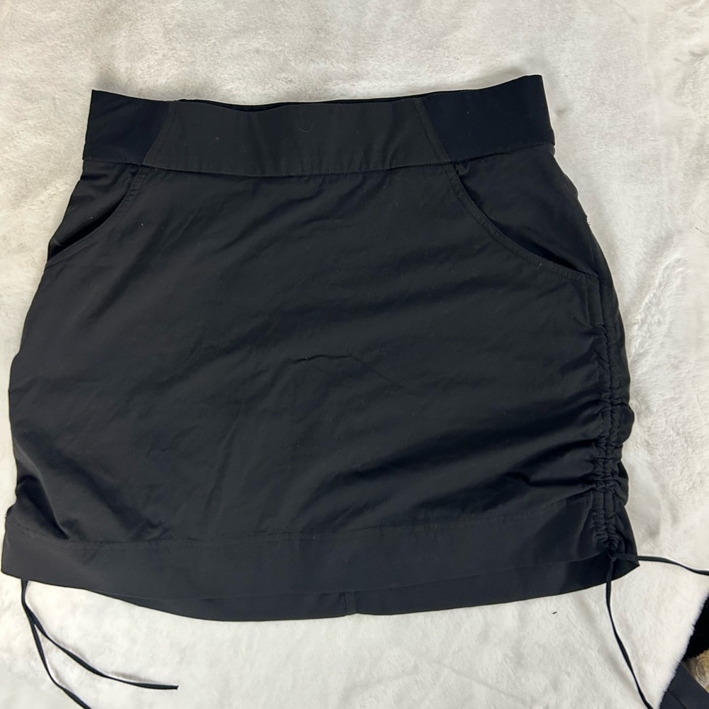 Columbia Black womens skort drawstring performance golf active M - Picture 7 of 8